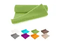 heimtexland Badematte Badvorleger Chenille Badteppich Duschvorleger, rutschhemmend beschichtet, Fußbodenheizung geeignet, fußbodenheizungsgeeignet, saugstark, schnell trocknend, strapazierfähig, rutschfest, Polyester, rechteckig, 45x50 cm, Hochflor, super weich, extrem saugfähig, Maschinenwäsche