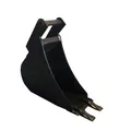 Tieflöffel Baggerschaufel Baggerlöffel Hardox Minibagger MS01 30cm mit 2 Zähne