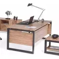 Schreibtisch Brauner Luxus Büromöbel Holz JVmoebel - Braun
