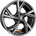 Tomason AR1 black diamond polished 8.5x19 ET45 - LK5/112 ML66.6 Alufelge schwarz