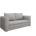 Homesy Schlafsofa, Grau, Holz, 160x78x69 cm, Wohnzimmer, Sofas & Couches, Schlafsofas