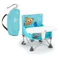 Bright Starts Disney Findet Nemo Pop ’N Sit Tragbare Sitzerhöhung, für drinnen und draußen, Bodensitz mit Esslernsitz, 6 Mon - 3 Jahre