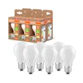 Osram LED Superstar Classic LED-Lampe A 40 in klassischer Kolbenform aus gefrostetem Glas, 2.2 W, 470 lm, E27 Fassung, 2700 K für warmweißes Licht, EEK A, 60 mm Durchmesser, 6-Pack