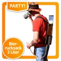 Bierrucksack Getränkerucksack Getränkespender Getränkesäule Biersäule 3L Party
