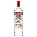 Smirnoff Red Label No.21 Vodka, Premium - Wodka, amerikanischer, handgefertigt in den USA, 37,5% vol, 1000ml Einzelflasche