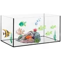 GarPet Aquarium Aquarium Becken rechteckig standard Größen Glas Aquariumbecken 50 cm x 30 cm x 30 cm