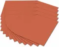 folia 614/50 40 - Fotokarton DIN A4, 300 g/qm, 50 Blatt, orange - zum Basteln un