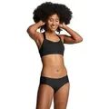 PUMA Bügelloser BH PUMA WOMEN HIGH SUPPORT ACTIVE BRA mit breiten Trägern, Doppelcupgrößen schwarz 85