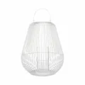 Blomus Nidea Laterne M Windlicht Indoor-Laterne Kerzenhalter Deko White H 76 cm