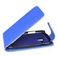 Mobilfunk Krause - Flip Case Etui Handytasche Tasche Hülle für Samsung GT-I8200N / I8200N (Blau)