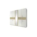 Kleiderschrank  Taiga ¦ weiß ¦ Maße (cm): B: 225 H: 208 T: 58.0