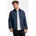 Indicode Steppjacke Herren INAldos Herrenjacke Daunen-Optik Steppjacke mit hochgeschlossenem Kragen blau L (46)