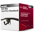 Für Kia Cee'd Pro Fliessheck ED (Brink) Anhängerkupplung horizontal abnehmbar