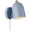 Nordlux Wandleuchte Gaston E27 Kinderwandlicht, ohne Leuchtmittel blau