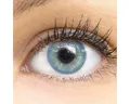 GLAMLENS Monatslinsen Stark deckende & natürliche Linsen Jasmine Light Blue mit/ohne Stärke