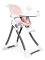 5903089066163 Fotelik krzesełko do karmienia róż składany ECOTOYS ECOTOYS