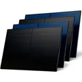 SUNNIVA Solarmodul 500 W Full Black Bifazial Glas/Glas PV Modul Solarpanel  PMax 2000W Bifacial N-Type für Balkonkraftwerk oder PV Solar Anlage