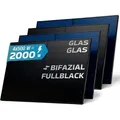 SUNNIVA® Solarmodul 4x 500 W FULL BLACK Bifazial Glas/Glas PV Modul Solarpanel - PMax 2000W (4x500W) Bifacial N-Type, für Balkonkraftwerk oder PV...