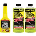 2x Steel Seal Dichtmittel 473ml + PowerMaxed Konzentrierte Kühler Spülung 325 ml