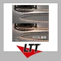 ISOLED LED CRI919/940 MiniAMP Flexband, 12V, 15W, weißdynamisch, 250cm, beidseitiges Kabel mit