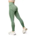 Bellivalini Leggings Damen High Waist Push Up Scrunch Sporthose Fitness Gym Yoga BLV50-254 (1-tlg) figurformend grün XL