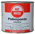 ROTWEISS Polierpaste silikonfrei - Lack GFK Gelcoat Auto Boot Caravan Flugzeug