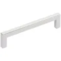 SO-TECH® Möbelgriff Stangengriff E8, aus echt Edelstahl, Profil eckig 10x10 mm (1-St), glänzend poliert, Bohrlochabstand 128 mm, mit Schrauben silberfarben Bohrlochabstand: 128 mm | 1 cm x 13.8 cm x 3.2 cm