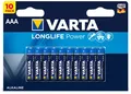 VARTA Micro-Batterie LONGLIFE, Power, 10St.(Blister)