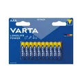 10 x Varta Longlife Power Alkaline 4903 AAA Micro LR03 1,5 Volt Batterie