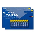 2x Varta Long Life Power AAA Micro LR03 1,5V Batterie Alkaline Longlife 10er