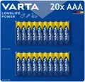2x 10er Blister Varta Long Life Power AAA Micro LR03 1,5V Batterie Longlife
