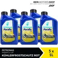 Petronas Paraflu UP Kühlerfrostschutz rot Kühlflüssigkeit 5x1 Liter = 5 Liter