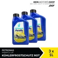 Petronas Paraflu UP Kühlerfrostschutz rot Kühlflüssigkeit 3x1 Liter = 3 Liter