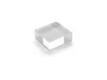2 bis 40x deflecto Acryl-Block, transparent, 100 x 100 x 40 mm SPARE BIS ZU 25%