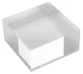 deflecto Acryl-Block, transparent, 100 x 100 x 40 mm