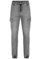 Sublevel Herren Jogger Jeans mit Gummibund und Cargotaschen, Farben:Grau-2, Größe Jeans:34W