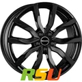 MAK Highlands gloss black 8x18" ET45 LK5 108 ML 63.4 Alufelgen 18 Zoll