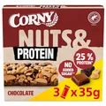 Nussriegel ohne Zucker 38% Nüsse 25% Eiweiß Corny Proteinriegel 40g