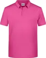 Men's Basic Polo Klassisches Poloshirt pink, Gr. M