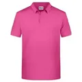 Men's Basic Polo Klassisches Poloshirt pink, Gr. M