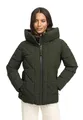 MARIKOO Damen Winterjacke (XS-5XL) - gesteppt, mit Kapuze, fleecegefüttert - N076 - DarOliv Größe L - Gr.L