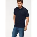 Lacoste Poloshirt (1-tlg) mit Knöpfen in Perlmuttoptik blau XL