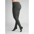 Hudson Strumpfhose Relax Montana Comfort Size 0 DEN (1 St) Strickstrumpfhose / Strumpfhose in Komfortgröße aus 90% Baumwolle grau 49-51
