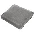 bomoe Sitzkissen Outdoor Loungekissen Ilano, 50x50x8cm, Hellgrau, Sitzkissen 8cm dick Polster Bezug Waschbar Gartenkissen UV-Schutz grau 8 cm x 50 cm x 50 cm