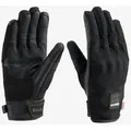 Blauer Splash Motorradhandschuhe, schwarz, Größe M für Männer