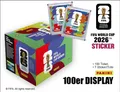 FIFA WM 2026 Sticker 100er-Display Bundle Set mit 100 Tüten mit je 7 Stickern Wo