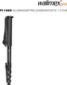 walimex FT-1502 Pro Einbeinstativ 177 cm für DSLR & DSLM