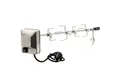 BBQ-Toro Grillspieß Set 100 cm inkl. 4x Fleischnadeln und Edelstahl Motor, 220V - 240V