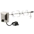 BBQ-Toro universal Grillspieß Set  100 cm mit Edelstahl Motor, Drehspieß