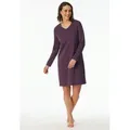 uncover by SCHIESSER Nachthemd Uncover Nightwear (0) Baumwolle, Single Jersey-Qulität, V-Neck, weich, atmungsaktiv blau 42